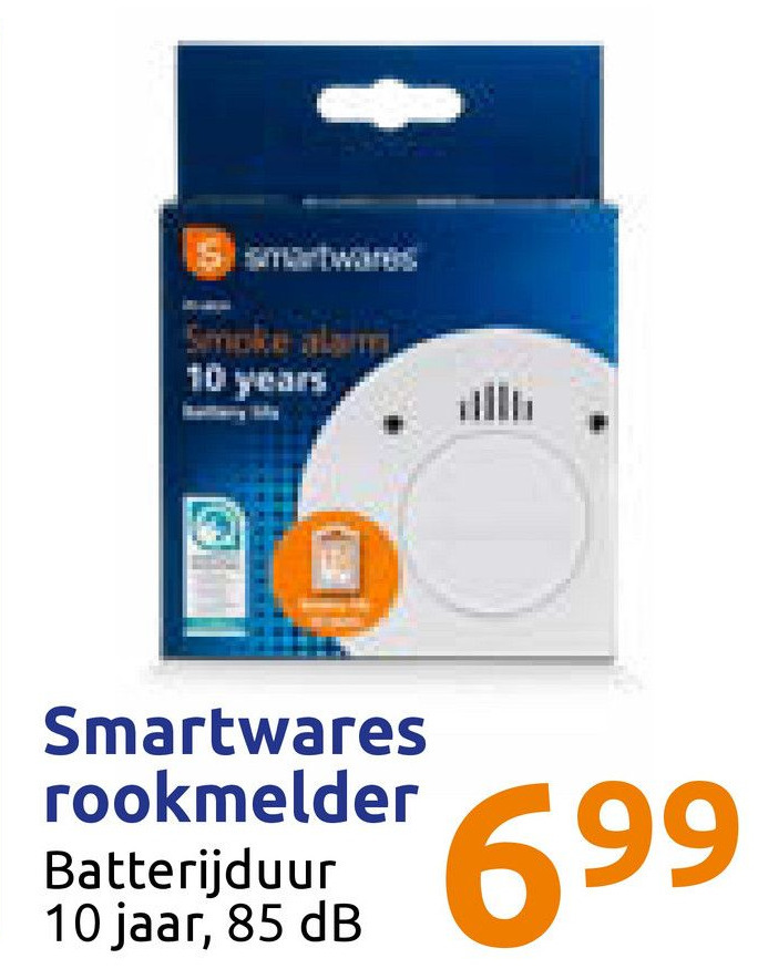 Koppelbare Rookmelder - Link Series - 10 Jaar Batterij - 1 Stuks