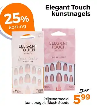 Trekpleister Elegant Touch kunstnagels aanbieding