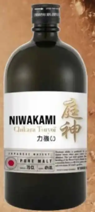 Mitra Niwakami Chikara Tsuyoi Pure Malt 70 cl aanbieding