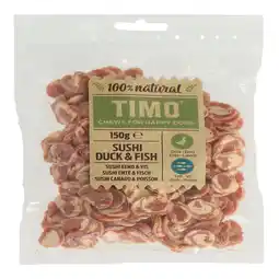 Pets Place Timo Marble Kauwstrip - Hondensnacks - Eend Vis 150 g aanbieding