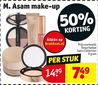 Kruidvat M asam make up aanbieding