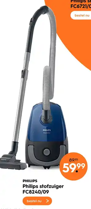 Blokker Philips stofzuiger fc8240/09 aanbieding