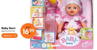 Blokker Baby born pop my first girl aanbieding