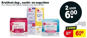 Kruidvat Dag nacht en oogcreme aanbieding