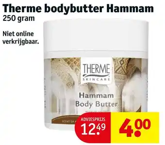 Kruidvat Therme bodybutter hammam 250 gram aanbieding