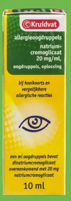 Kruidvat Hooikoorts oogdruppels 10ml aanbieding