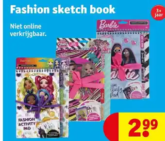 Kruidvat Fashion sketch book aanbieding