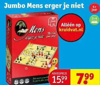 Kruidvat Jumbo Mens erger je niet aanbieding