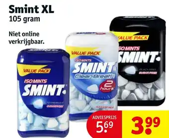 Kruidvat Smint XL 105 gram aanbieding