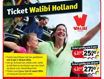 Kruidvat Ticket Walibi Holland aanbieding