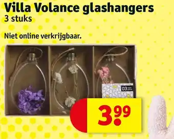 Kruidvat Villa Volance glashangers 3 stuks aanbieding