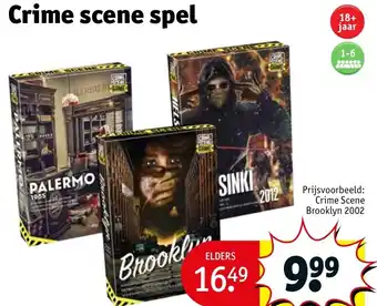 Kruidvat Crime scene spel aanbieding