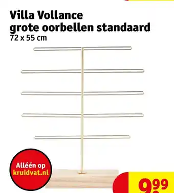 Kruidvat Villa Vollance grote oorbellen standaard 72 x 55 cm aanbieding