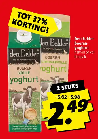 Boni den Eelder boeren- yoghurt aanbieding