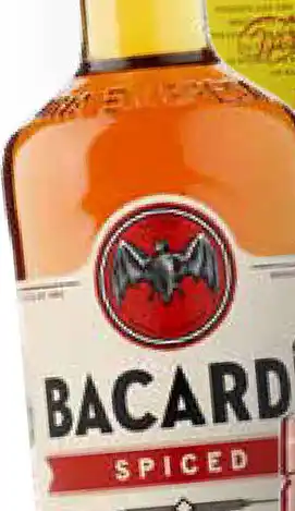 Boni Bacardi spiced, carta blanca, limon of razz, fles 700 ml aanbieding