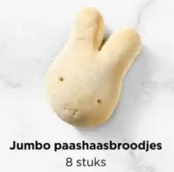 Jumbo Paashaasbroodjes 8 stuks aanbieding