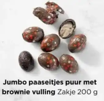 Jumbo Paaseitjes puur met brownie vulling Zakje 200 g aanbieding