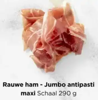 Jumbo Rauwe ham - antipasti maxi Schaal 290 g aanbieding