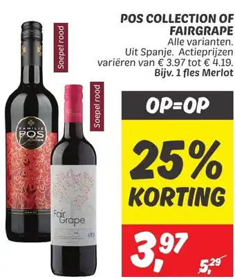 Dekamarkt POS COLLECTION OF FAIRGRAPE aanbieding