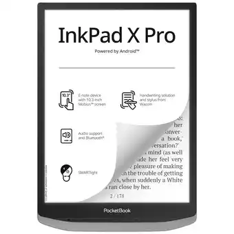 Conrad PocketBook InkPad X Pro eBook-reader 26.2 cm (10.3 inch) Grijs aanbieding