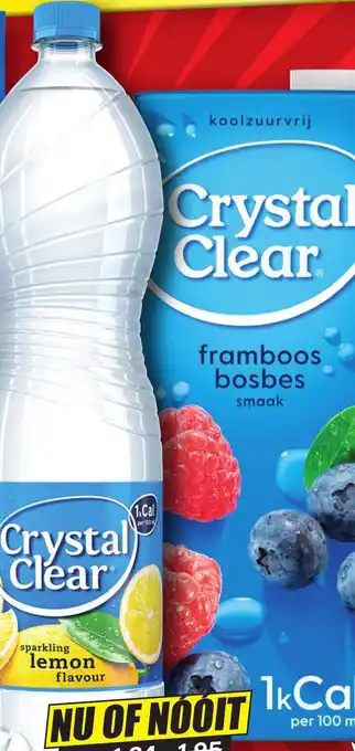 Dirk Crystal clear 1,5 liter aanbieding