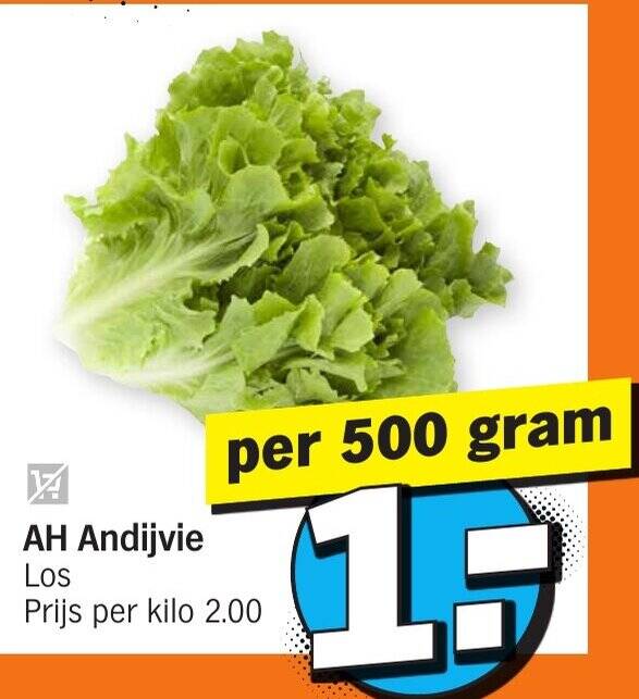 Andijvie 500 gram aanbieding bij Albert Heijn
