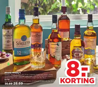 PLUS Diverse Whisky's aanbieding