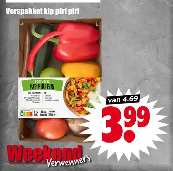 Dirk Verspakket kip piri piri aanbieding