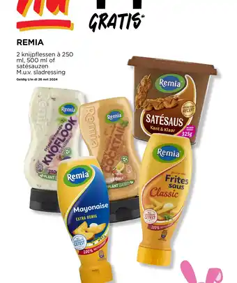 Jumbo REMIA 2 knijpflessen à 250 ml, 500 ml aanbieding