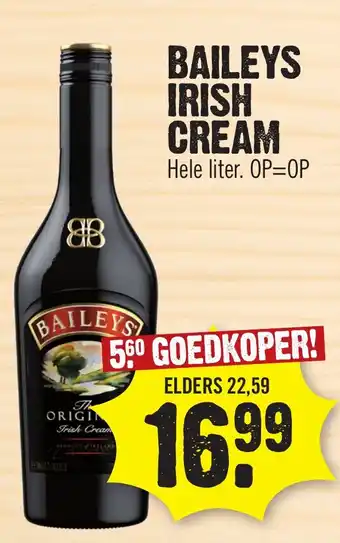 Super Dirck 3 BAILEYS IRISH CREAM aanbieding