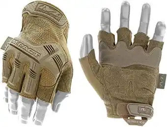 Amazon Mechanix Wear M-Pact Coyote Fingerless Gloves (X-Large, Coyote Tan) aanbieding