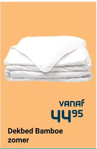 Beddenreus Dekbed bamboe zomer aanbieding