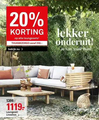 Karwei Loungeset lissabon aanbieding