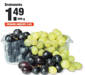 ALDI Druivenmix 500 gram aanbieding