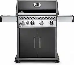 Intratuin Napoleon gasbarbecue met zijbrander Rogue 103 x 63 x 120 cm aanbieding