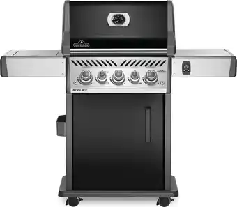 Intratuin Napoleon gasbarbecue met achter- en zijbrander Rogue 130 x 64 x 123 cm aanbieding
