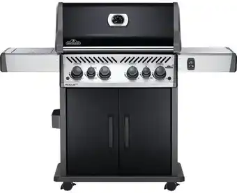 Intratuin Napoleon gasbarbecue met achter- en zijbrander Rogue 154 x 64 x 123 cm aanbieding