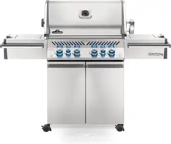 Intratuin Napoleon gasbarbecue met achter- en zijbrander Prestige 169 x 64 x 132 cm aanbieding