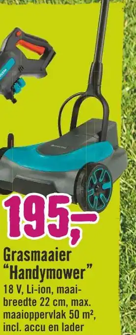 Hornbach Grasmaaier 77 "handymower" aanbieding