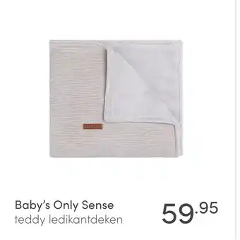 Baby & Tiener Baby's only sense teddy ledikantdeken aanbieding