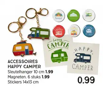 Xenos Accessoires happy camper aanbieding