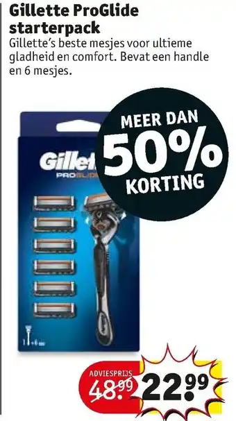 Kruidvat Gillette ProGlide starterpack aanbieding