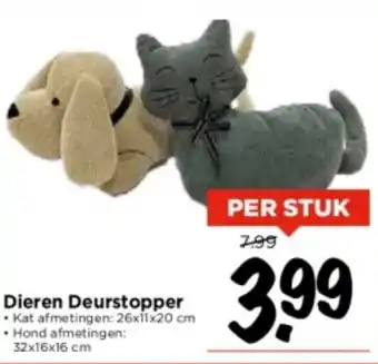 Vomar Voordeelmarkt Dieren Deurstopper aanbieding