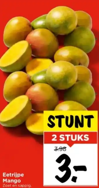 Vomar Voordeelmarkt Eetrijpe Mango aanbieding