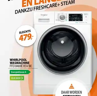 Expert WHIRLPOOL WASMACHINE FFD 8469E BSV BE aanbieding