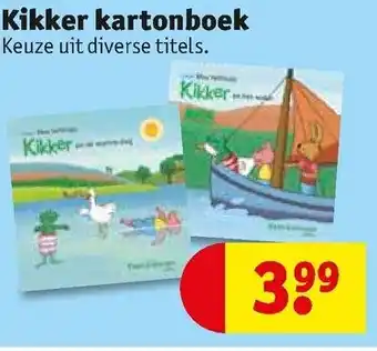 Kruidvat Kikker Kartonboek aanbieding