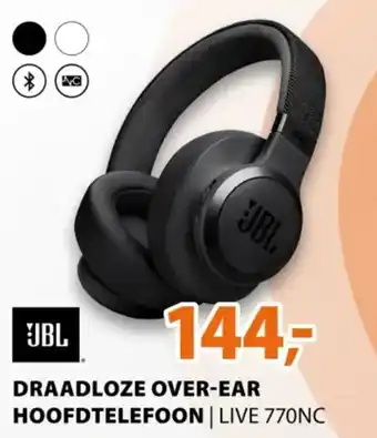 Expert JBL draadloze over ear hoofdtelefoon live 770nc aanbieding