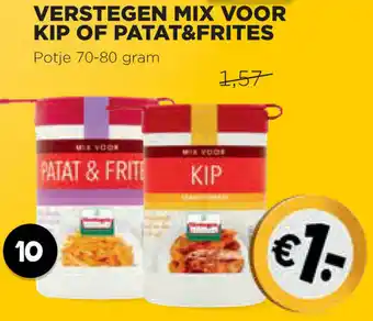 Jumbo Verstegen mix voor kip of patat&frites 70-80g aanbieding