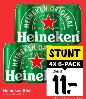 Vomar Voordeelmarkt Heineken bier aanbieding