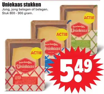 Dirk Uniekaas stukken 900gram aanbieding